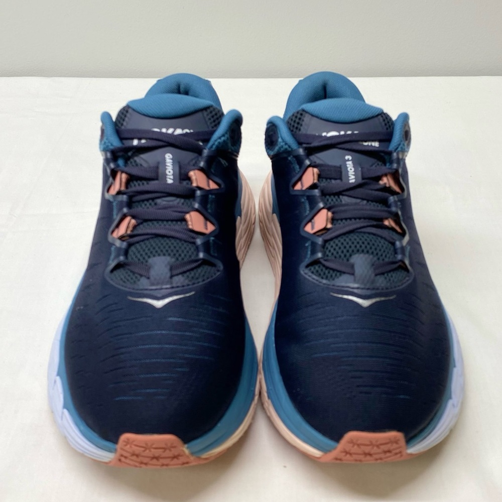 Hoka One One Women Gaviota 3 Wide Running Shoes Ombre Blue Rosette